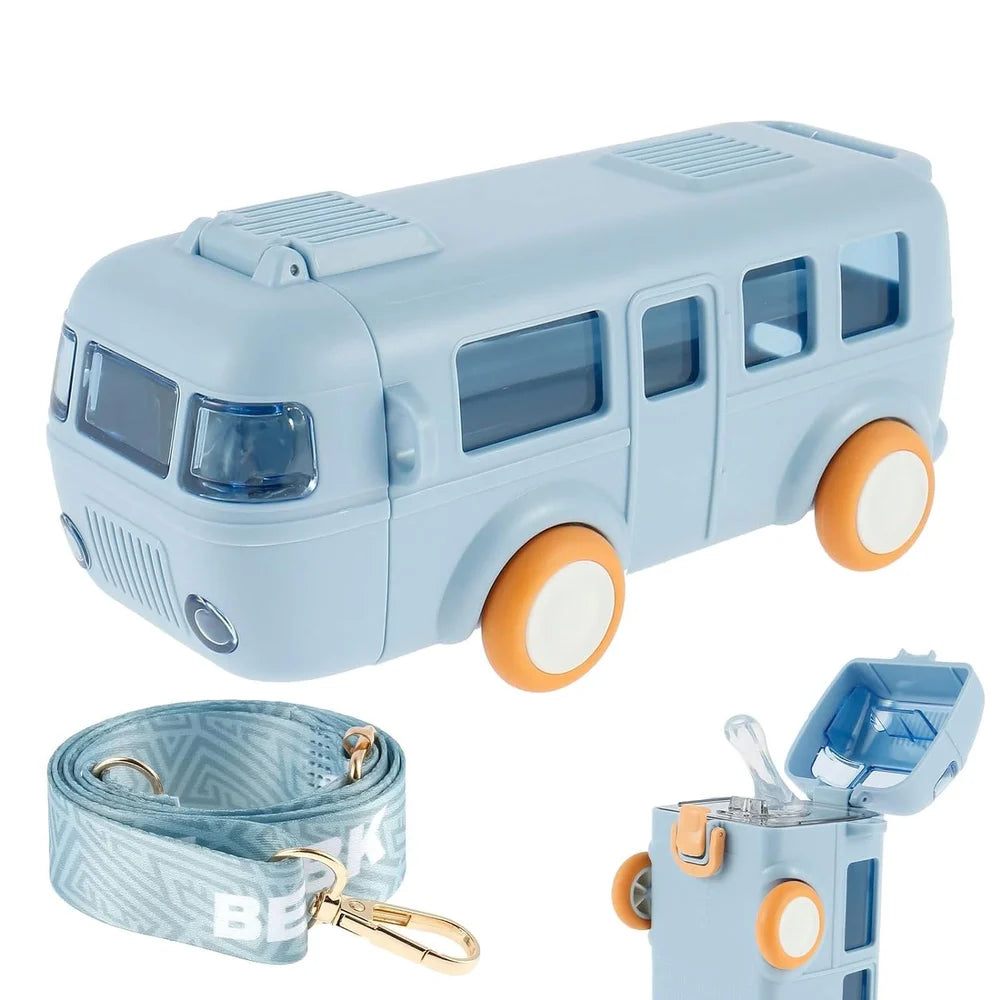 Cute Bus-Shaped Water Bottle for Kids